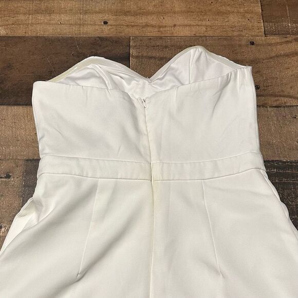 Lulus Won a Heart White Strapless Wide Leg Jumpsuit - Picture 5 of 6